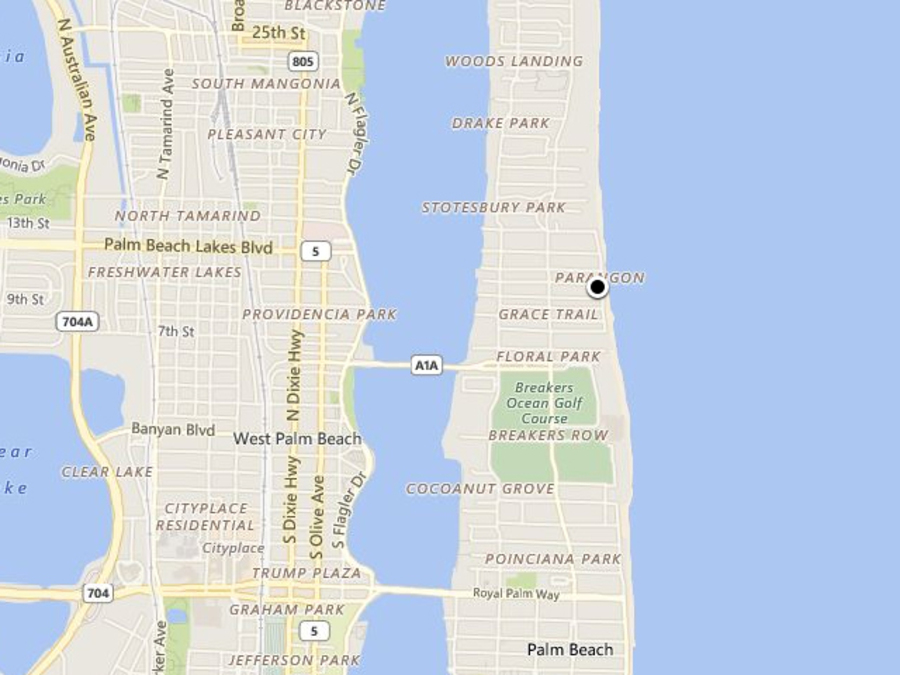 Century Village West Palm Beach Map